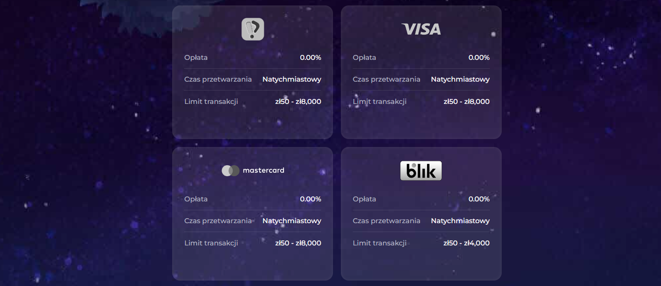 Interfejs Wazamba z wyróżnionymi bonusami i opcjami logowania